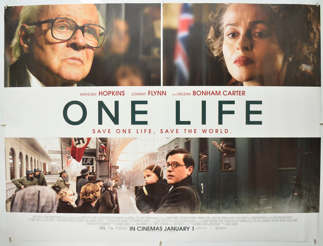 One Life Original Quad Poster - Film Poster - Movie Poster 