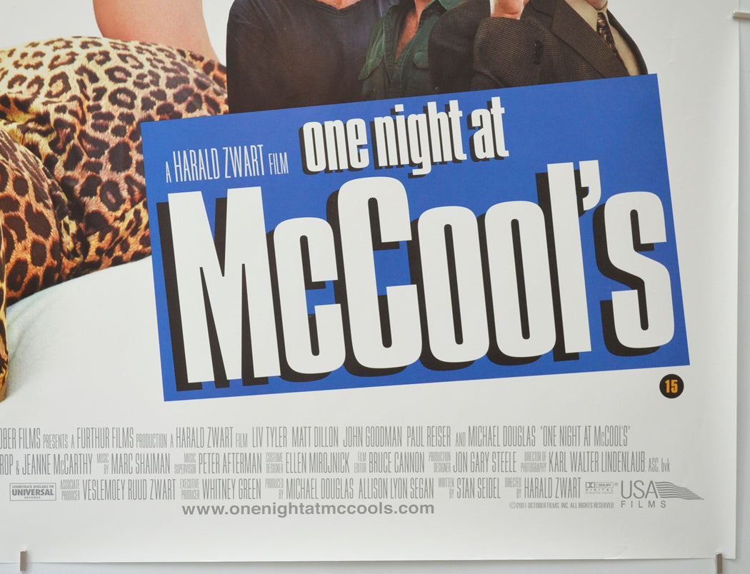 ONE NIGHT AT MCCOOL’S (Bottom Right) Cinema Quad Movie Poster 