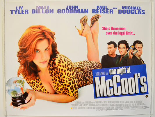 One Night At McCool's  Original British Quad Poster - Film Poster - Movie Poster 