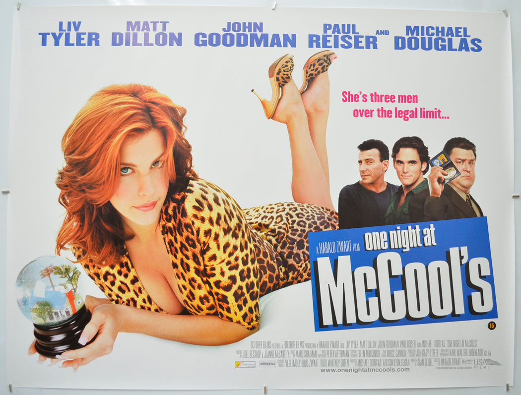 One Night At McCool’s Original Quad Poster - Film Poster - Movie Poster