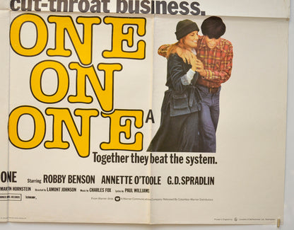 ONE ON ONE (Bottom Right) Cinema Quad Movie Poster 