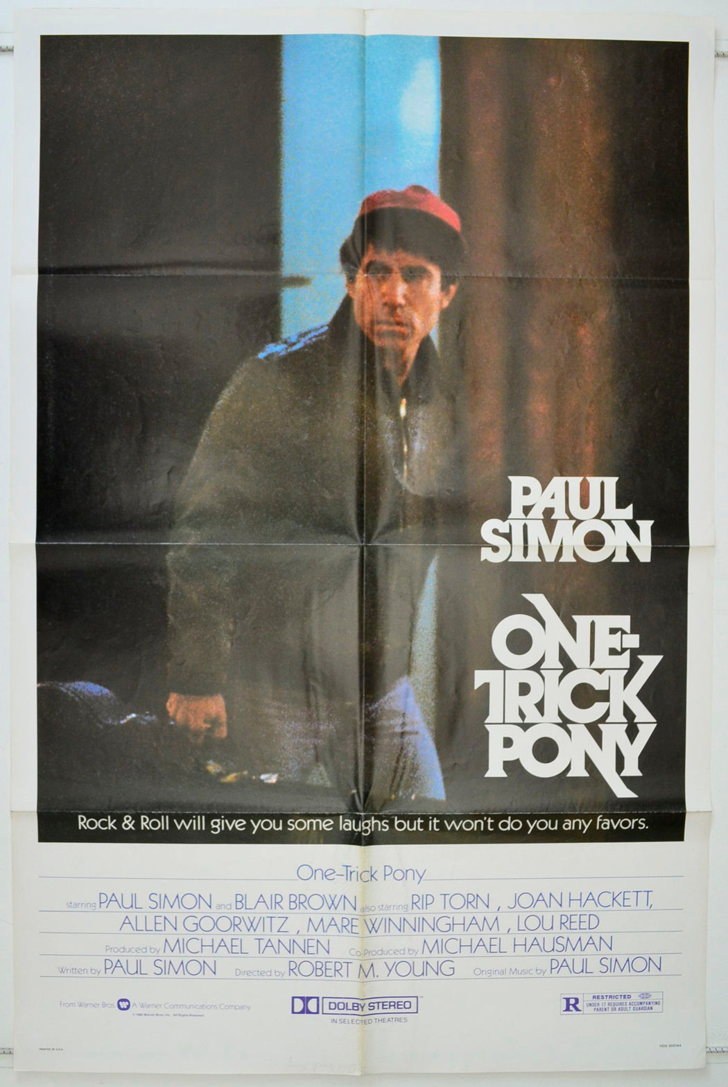 One Trick Pony Original One Sheet Poster - Movie Poster