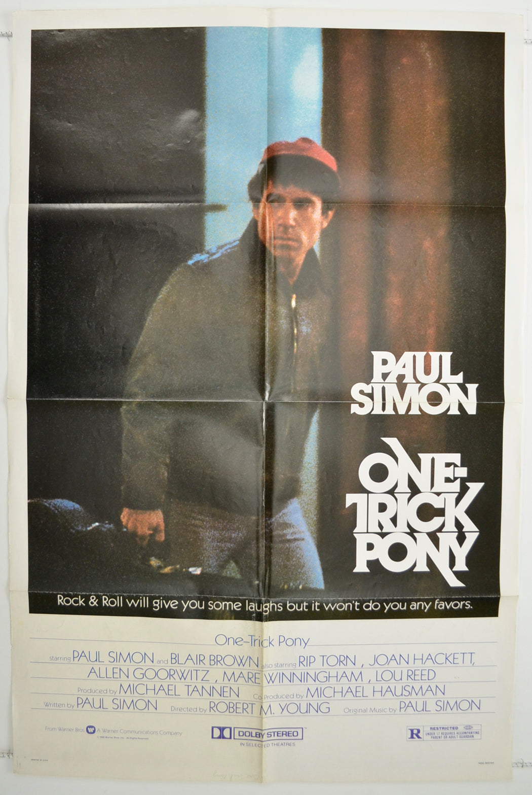 One Trick Pony  Original One Sheet Poster - Film Poster - Movie Poster 