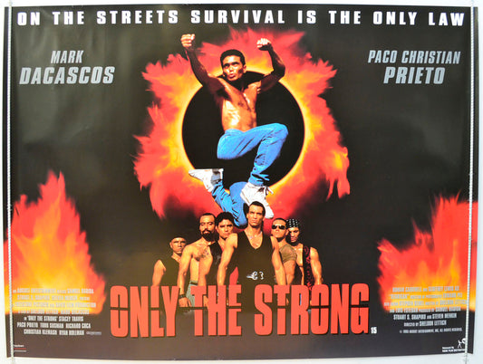 Only The Strong  Original British Quad Poster - Film Poster - Movie Poster