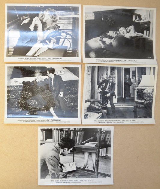 Only Two Can Play 5 Original Black and White Press Stills (Photographs) 
