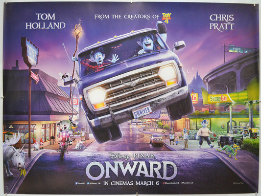 Onward (Teaser / Advance Version) Original Quad Poster - Film Poster - Movie Poster