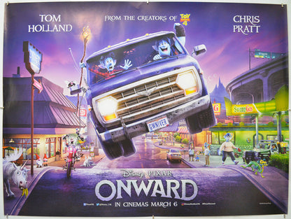 Onward - Original Quad Poster - Film Poster - Movie Poster