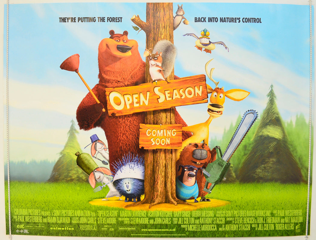 Open Season  (Teaser / Advance Version)   Original Quad Poster - Film Poster - Movie Poster  