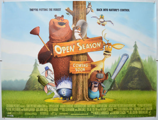 Open Season (Teaser / Advance Version) Original Quad Poster - Film Poster - Movie Poster