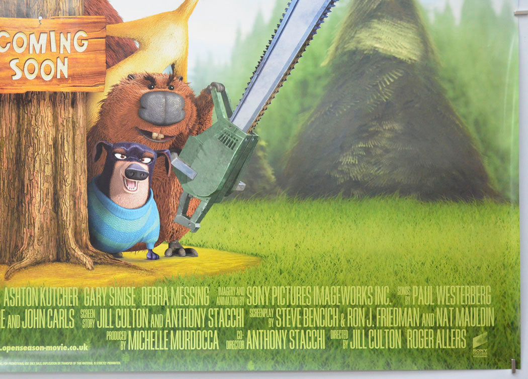 OPEN SEASON (Bottom Right) Cinema Quad Movie Poster 