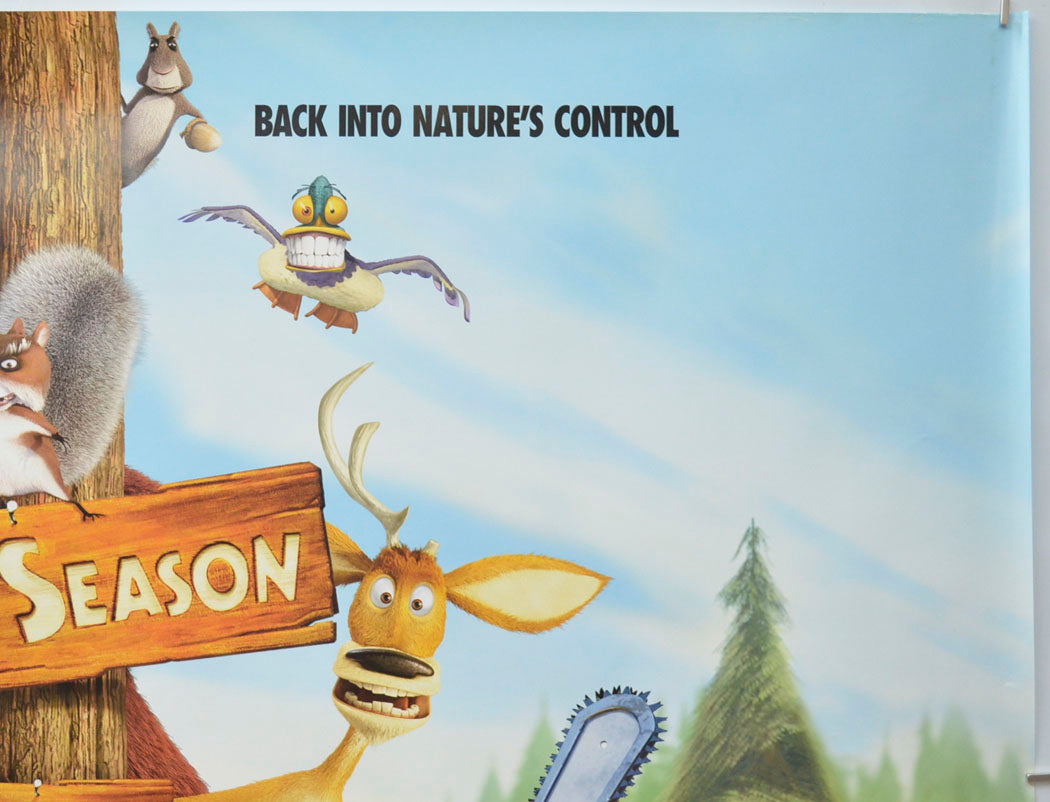 OPEN SEASON (Top Right) Cinema Quad Movie Poster 