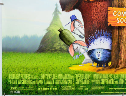 Open Season (Bottom Left) Cinema Quad Movie Poster 
