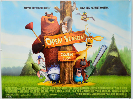 Open Season - Original Quad Poster - Film Poster - Movie Poster