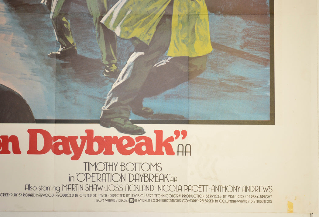 OPERATION DAYBREAK (Bottom Right) Cinema Quad Movie Poster 