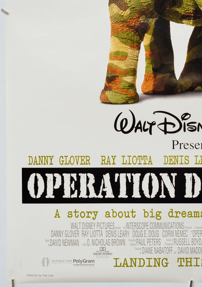 Operation Dumbo Drop (Bottom Left) Cinema One Sheet Movie Poster 