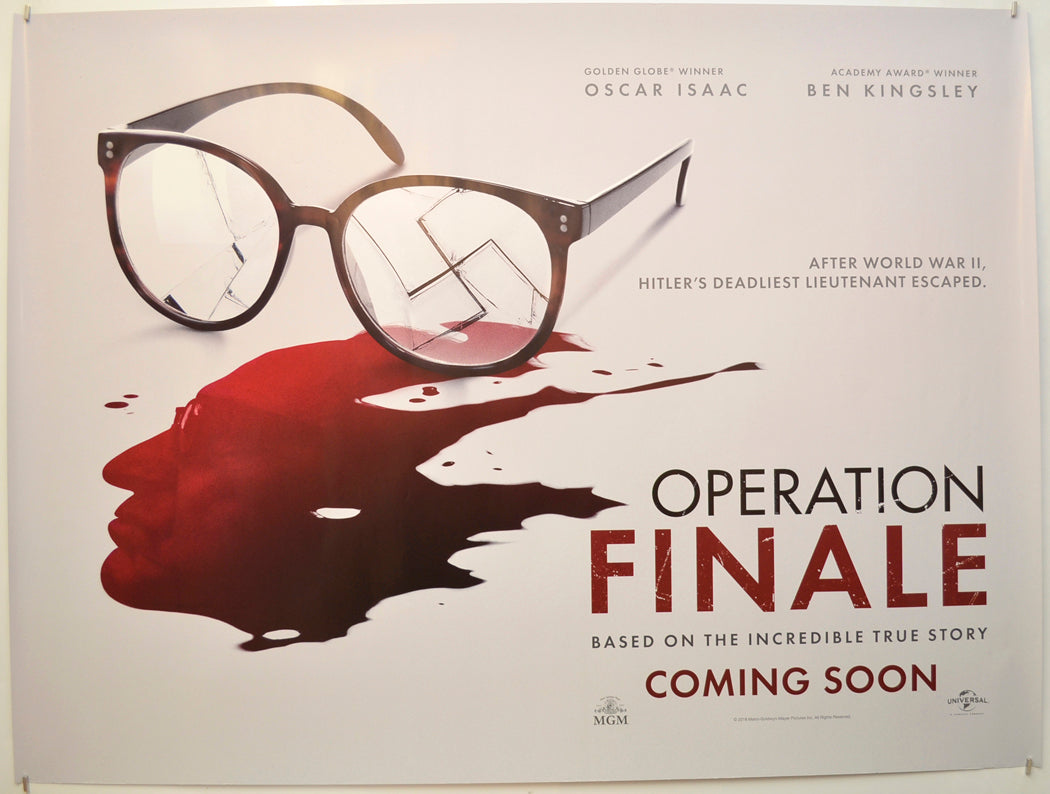 Operation Finale (Teaser / Advance Version)  Original Quad Poster - Film Poster - Movie Poster