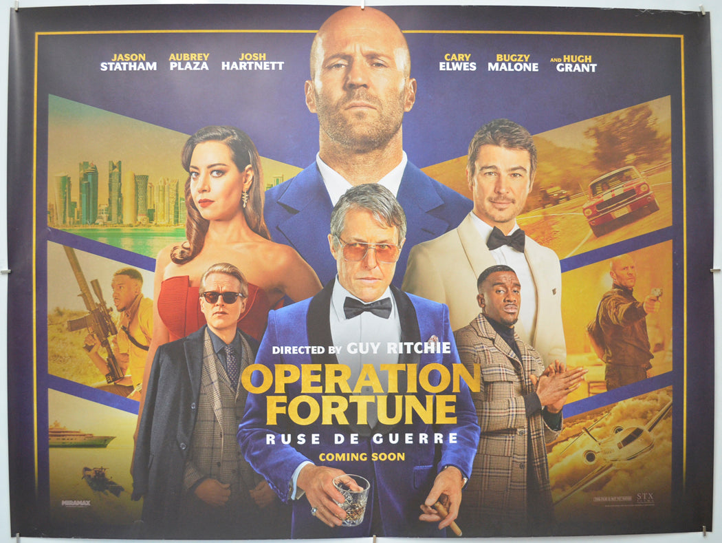 Operation Fortune: Ruse De Guerre - Original Quad Poster - Film Poster - Movie Poster