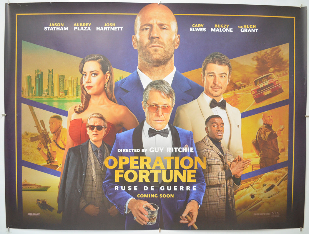 Operation Fortune: Ruse De Guerre - Original Quad Poster - Film Poster - Movie Poster