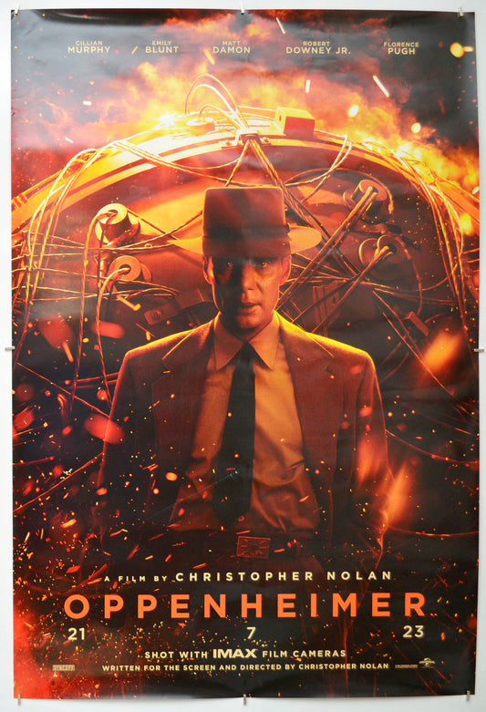 Oppenheimer Original One Sheet Poster - Film Poster - Movie Poster 
