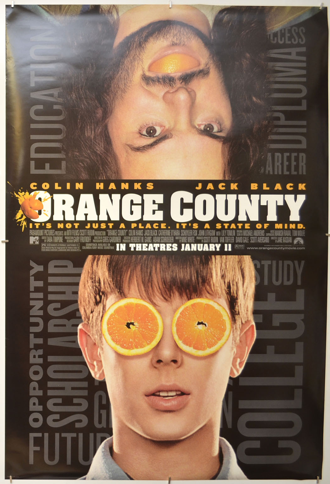 Orange County Original One Sheet Poster - Film Poster - Movie Poster