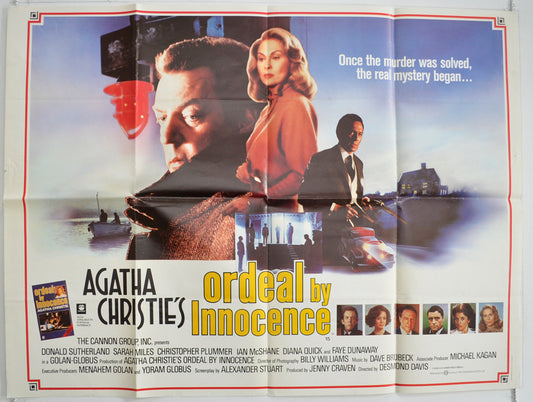 Agatha Christie's : Ordeal By Innocence  Original British Quad Poster - Film Poster - Movie Poster 