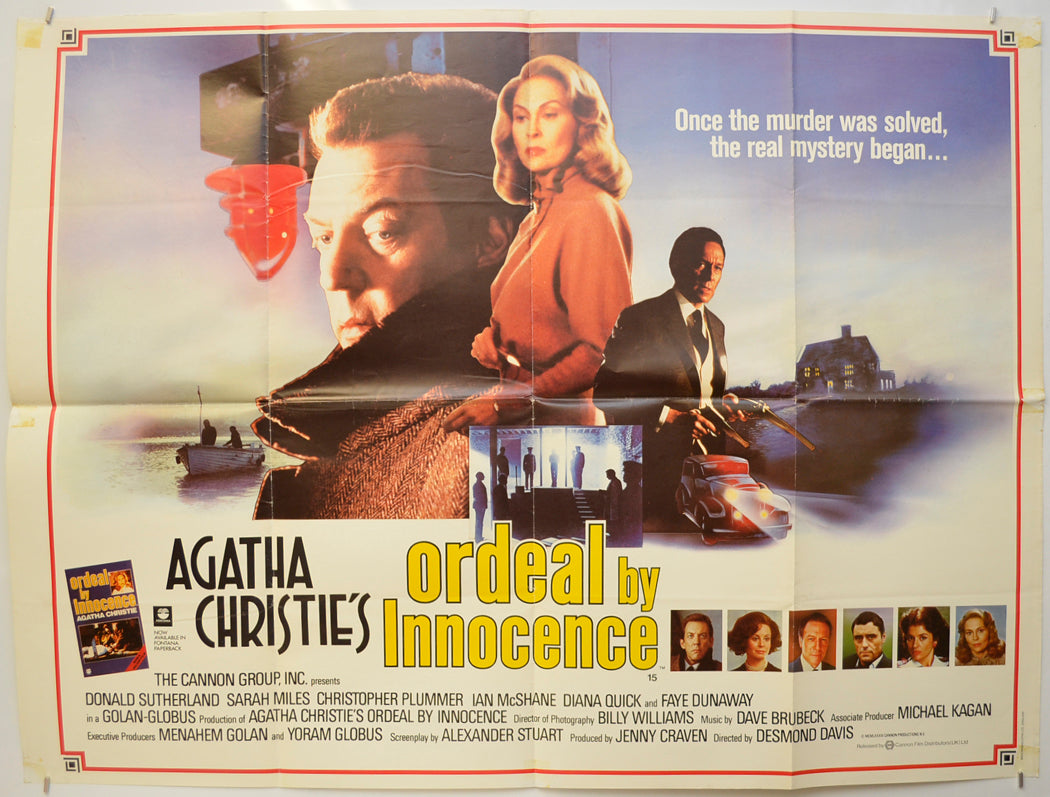 Agatha Christie's : Ordeal By Innocence Original Quad Poster - Film Poster - Movie Poster