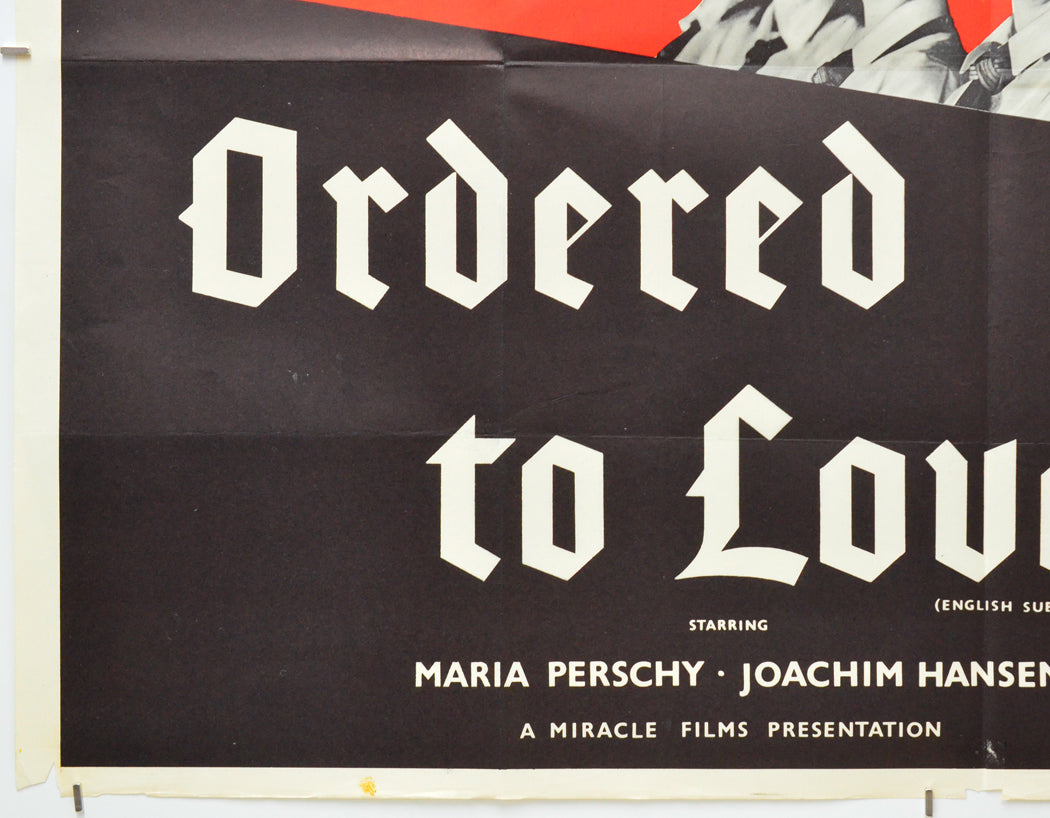 Ordered To Love (Bottom Left) Cinema Quad Movie Poster 