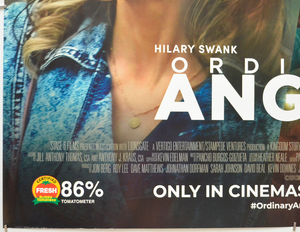 ORDINARY ANGELS (Bottom Left) Cinema Quad Movie Poster 