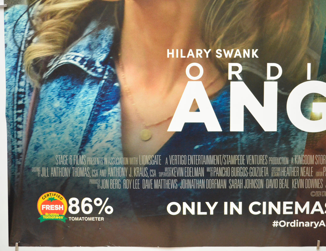 ORDINARY ANGELS (Bottom Left) Cinema Quad Movie Poster 