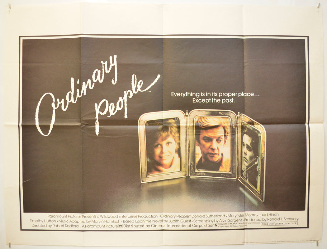 Ordinary People Original Quad Poster - Film Poster - Movie Poster