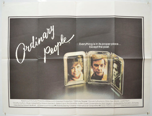 Ordinary People Original Quad Poster - Film Poster - Movie Poster