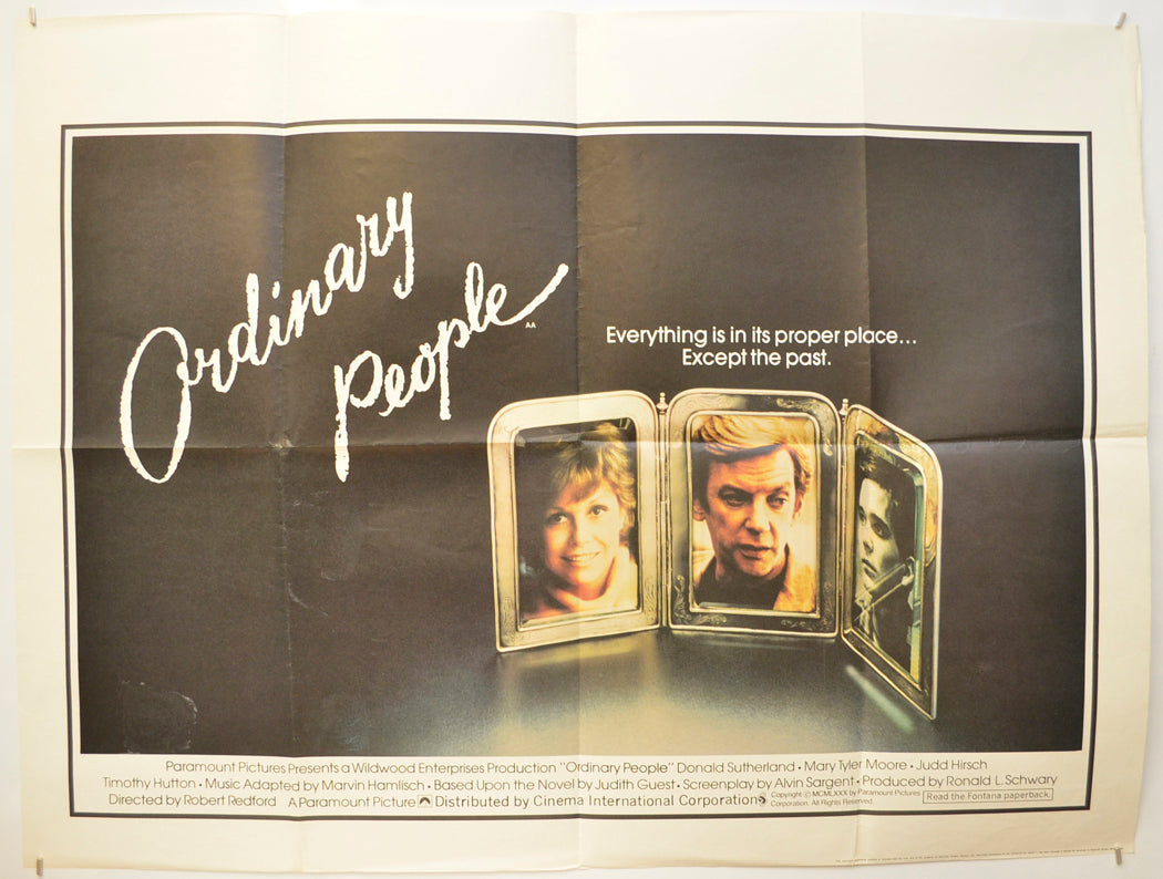 Ordinary People Original Quad Poster - Film Poster - Movie Poster