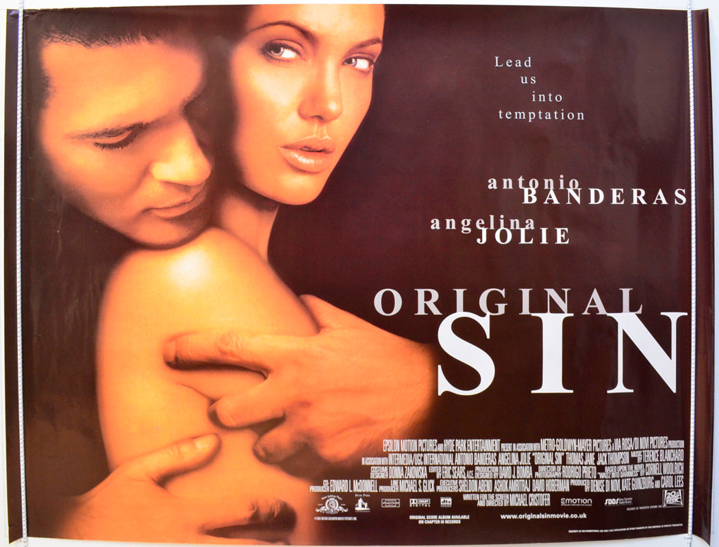 Original Sin Original British Quad Poster - Film Poster - Movie Poster 