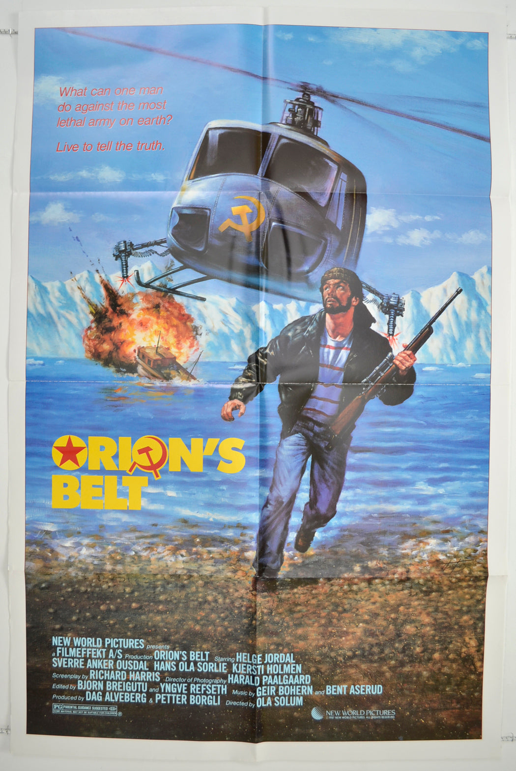 Orion's Belt  (a.k.a. Orions belte)  Original One Sheet Poster - Film Poster - Movie Poster 