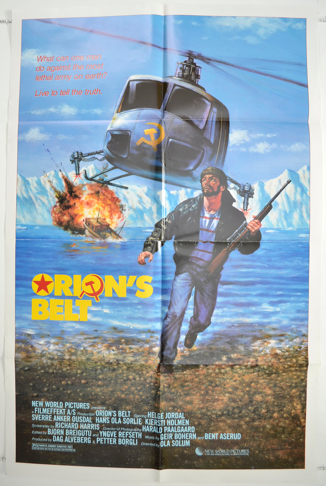 Orion's Belt  (a.k.a. Orions belte)  Original One Sheet Poster - Film Poster - Movie Poster 