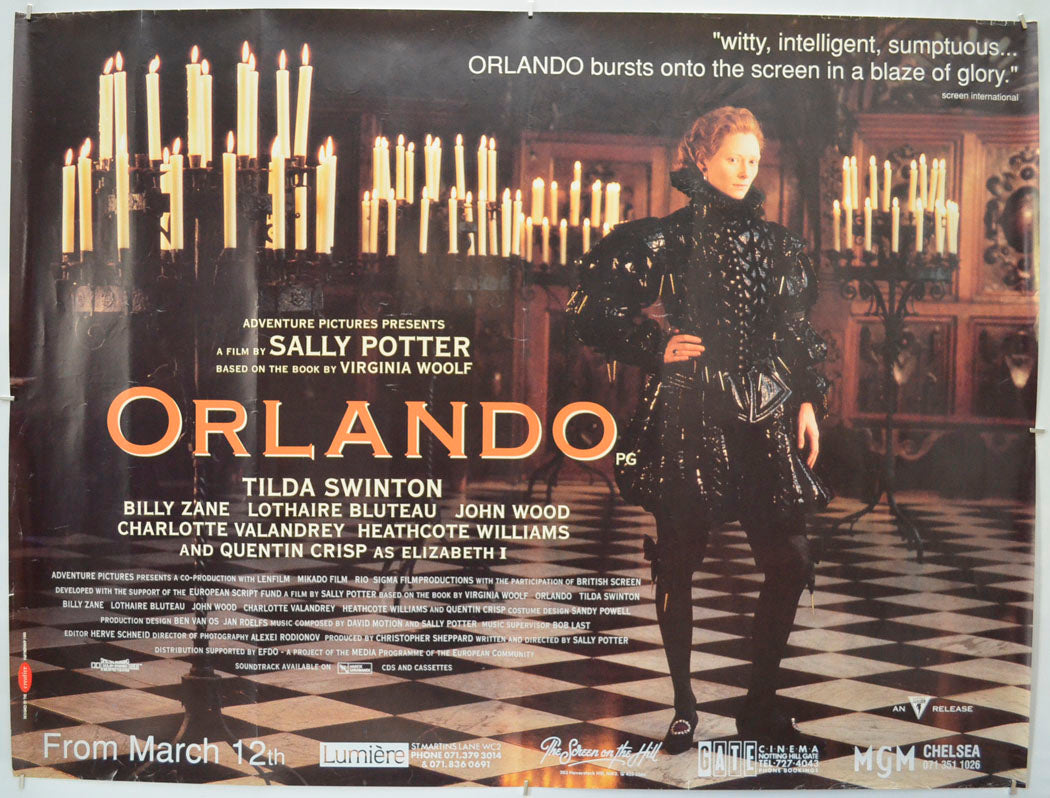 Orlando Original Quad Poster - Film Poster - Movie Poster