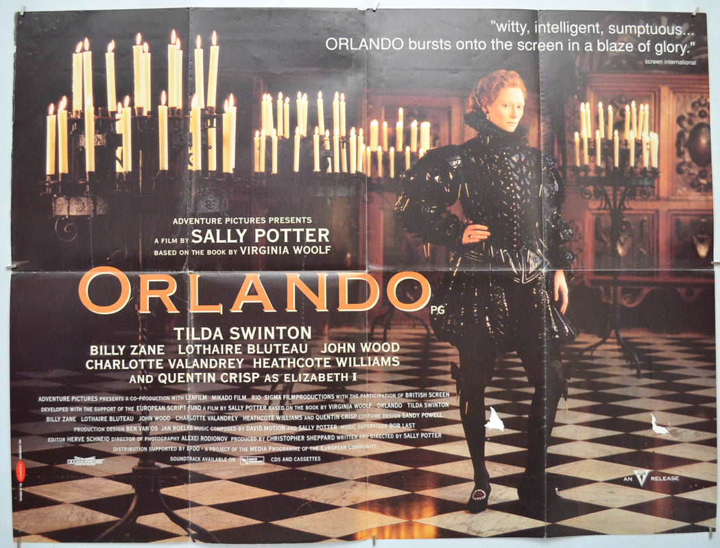 Orlando Original Quad Poster - Film Poster - Movie Poster  