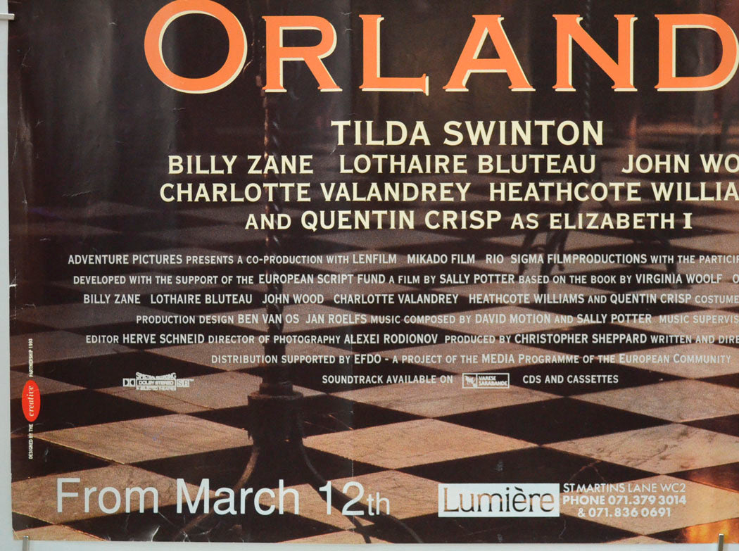 ORLANDO (Bottom Left) Cinema Quad Movie Poster 