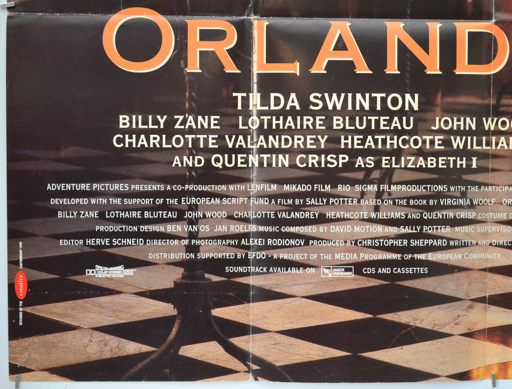 ORLANDO (Bottom Left) Cinema Quad Movie Poster 