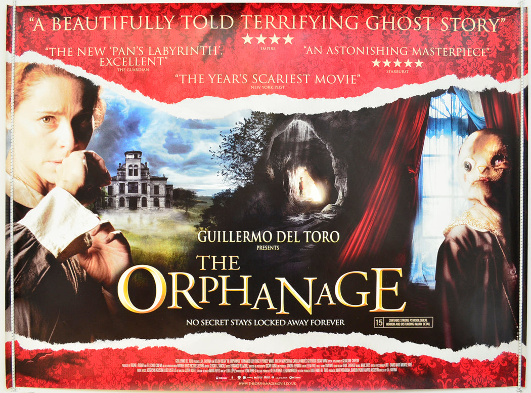 The Orphanage  (a.k.a. El Orfanato)  Guillermo Del Toro Presents   Original Quad Poster - Film Poster - Movie Poster  