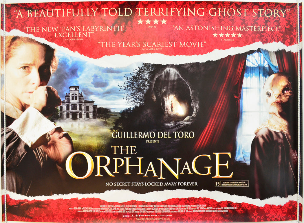 The Orphanage  (a.k.a. El Orfanato)  Guillermo Del Toro Presents   Original Quad Poster - Film Poster - Movie Poster  