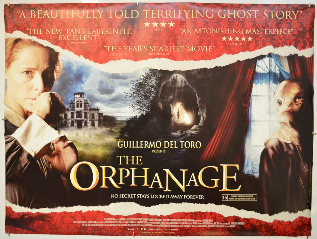 The Orphanage  (a.k.a. El Orfanato)  Guillermo Del Toro Presents Original Quad Poster - Film Poster - Movie Poster