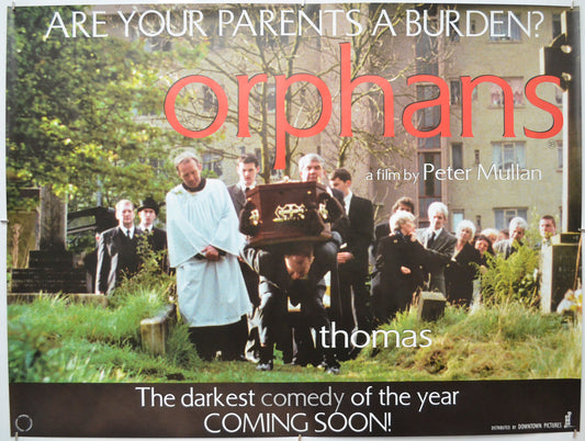 Orphans (Teaser / Advance Version) Original Quad Poster - Film Poster - Movie Poster