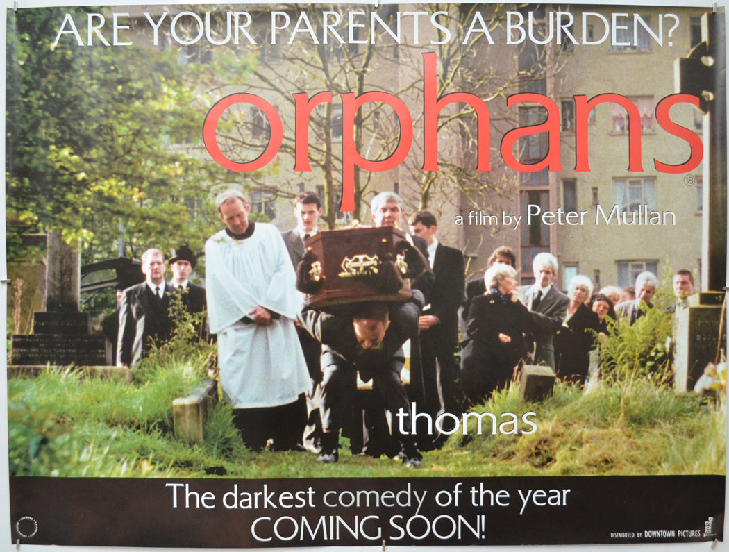 Orphans (Teaser / Advance Version) Original Quad Poster - Film Poster - Movie Poster