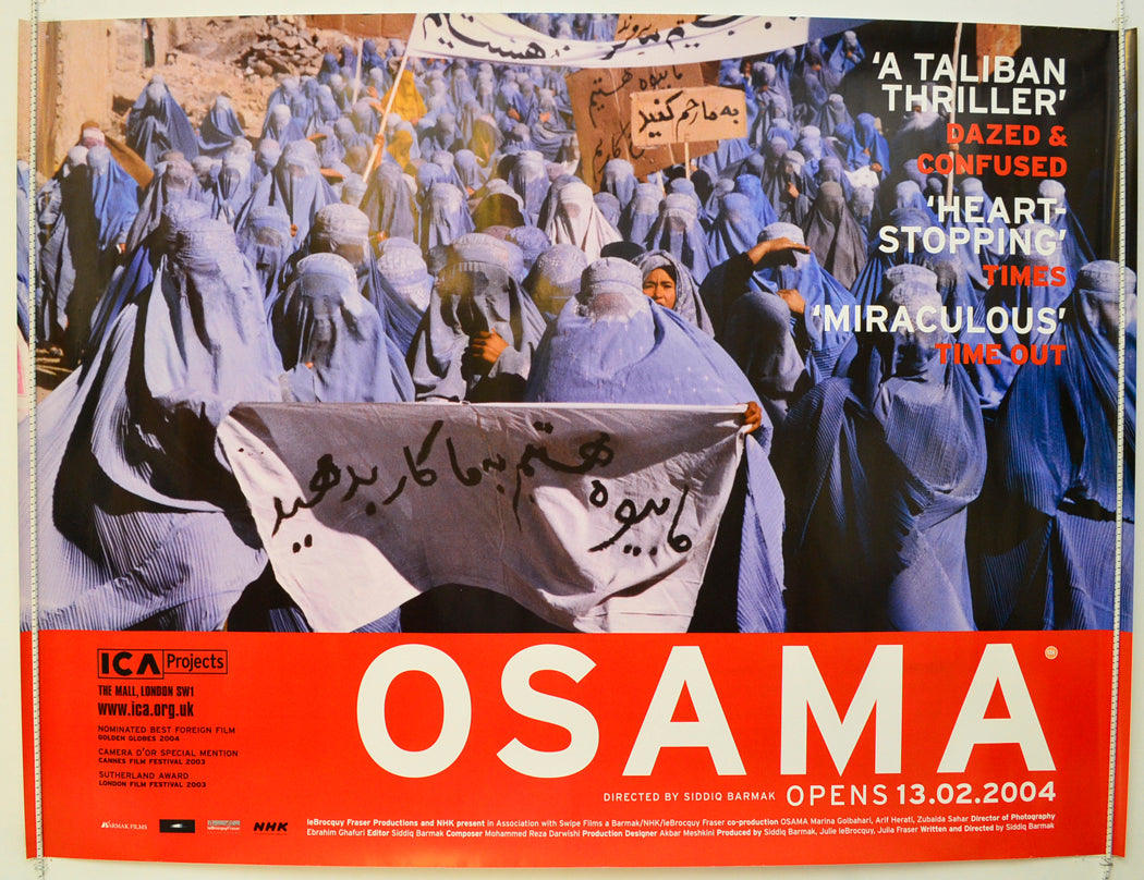 Osama  Original British Quad Poster - Film Poster - Movie Poster 