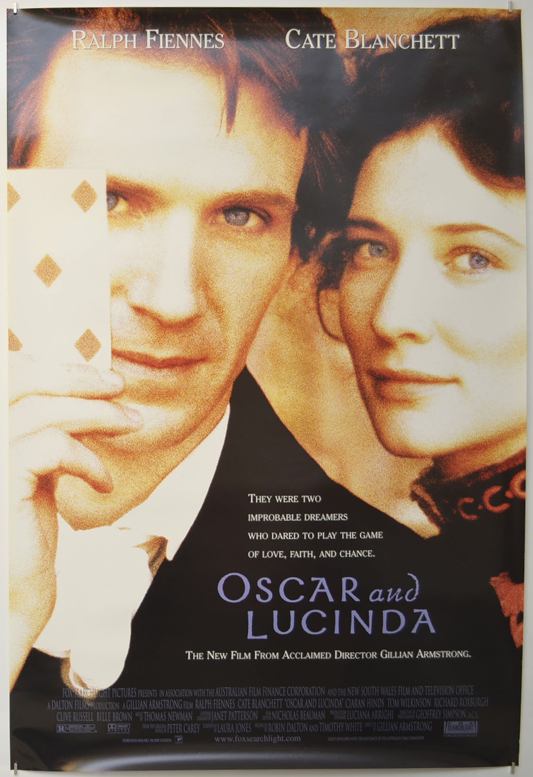 Oscar And Lucinda Original One Sheet Poster - Film Poster - Movie Poster