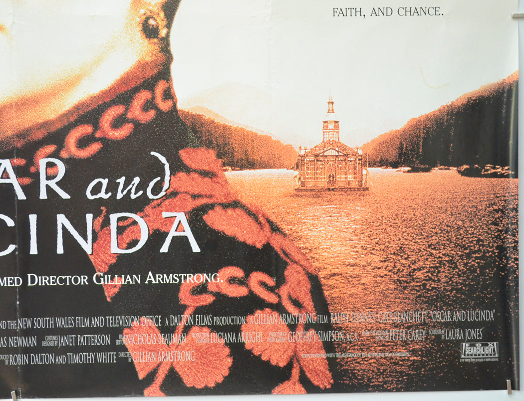 OSCAR AND LUCINDA (Bottom Right) Cinema Quad Movie Poster 