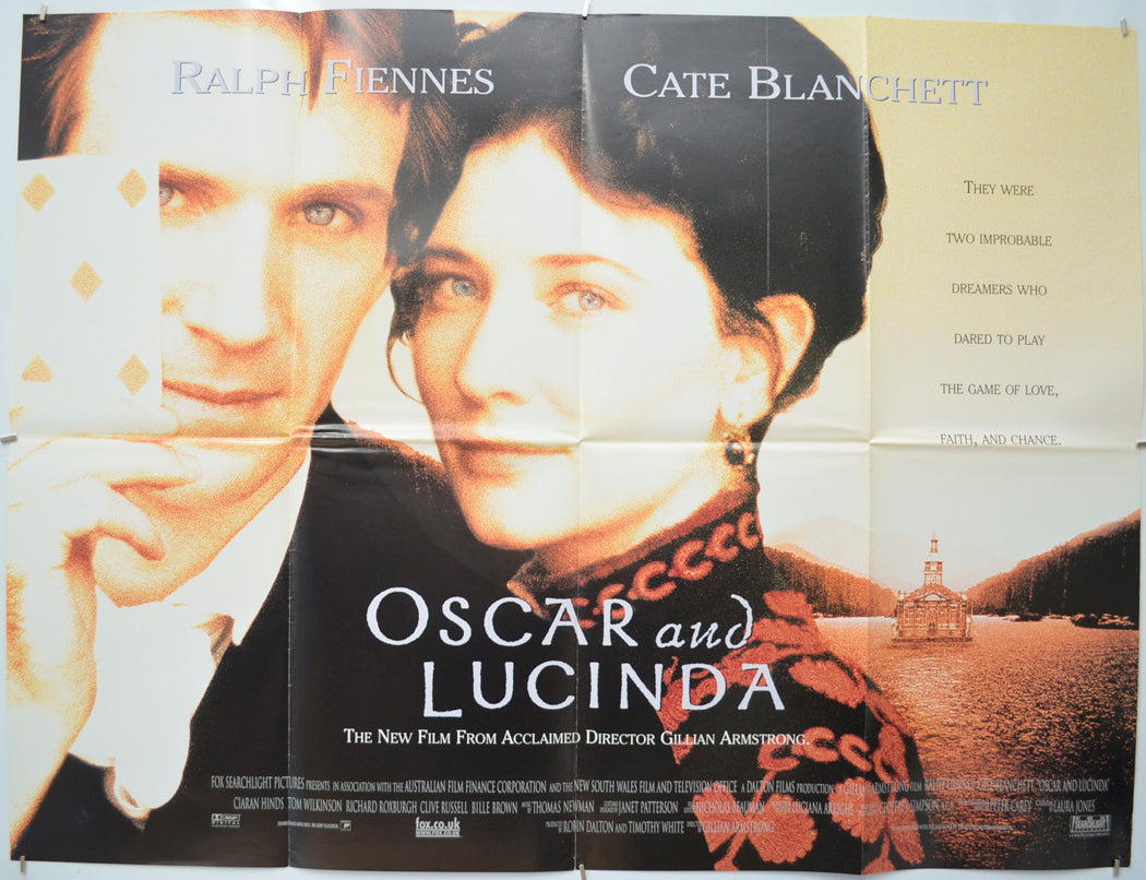 Oscar And Lucinda Original Quad Poster - Film Poster - Movie Poster  