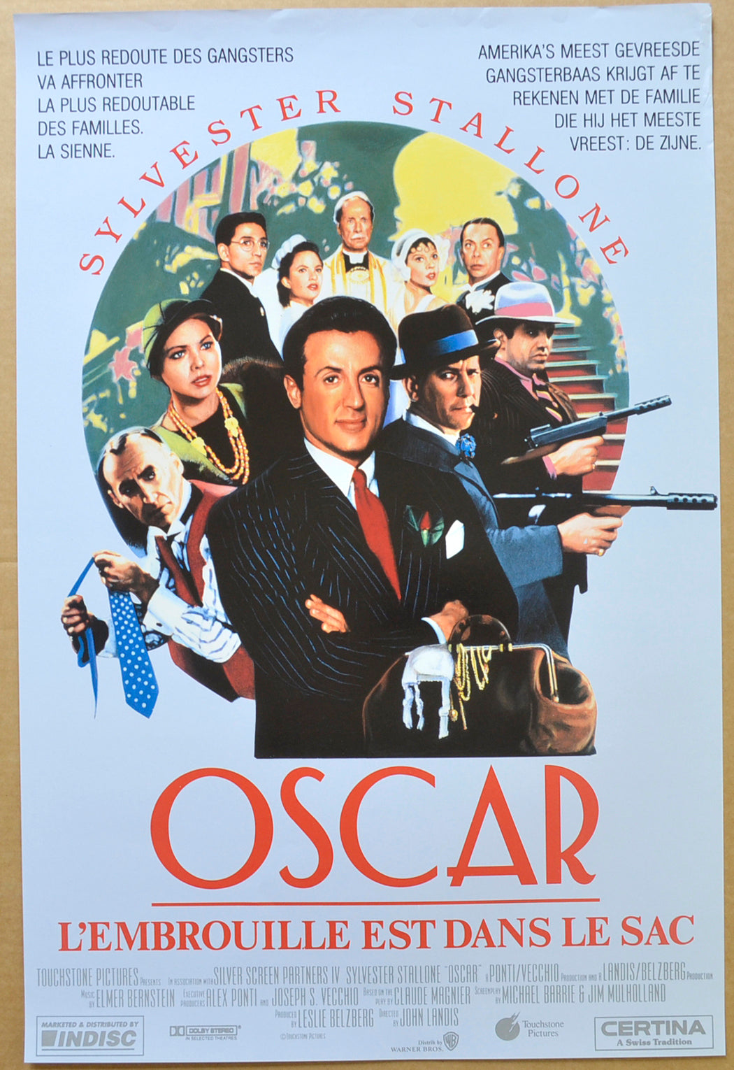 Oscar  Original Belgian Poster - Film Poster - Movie Poster