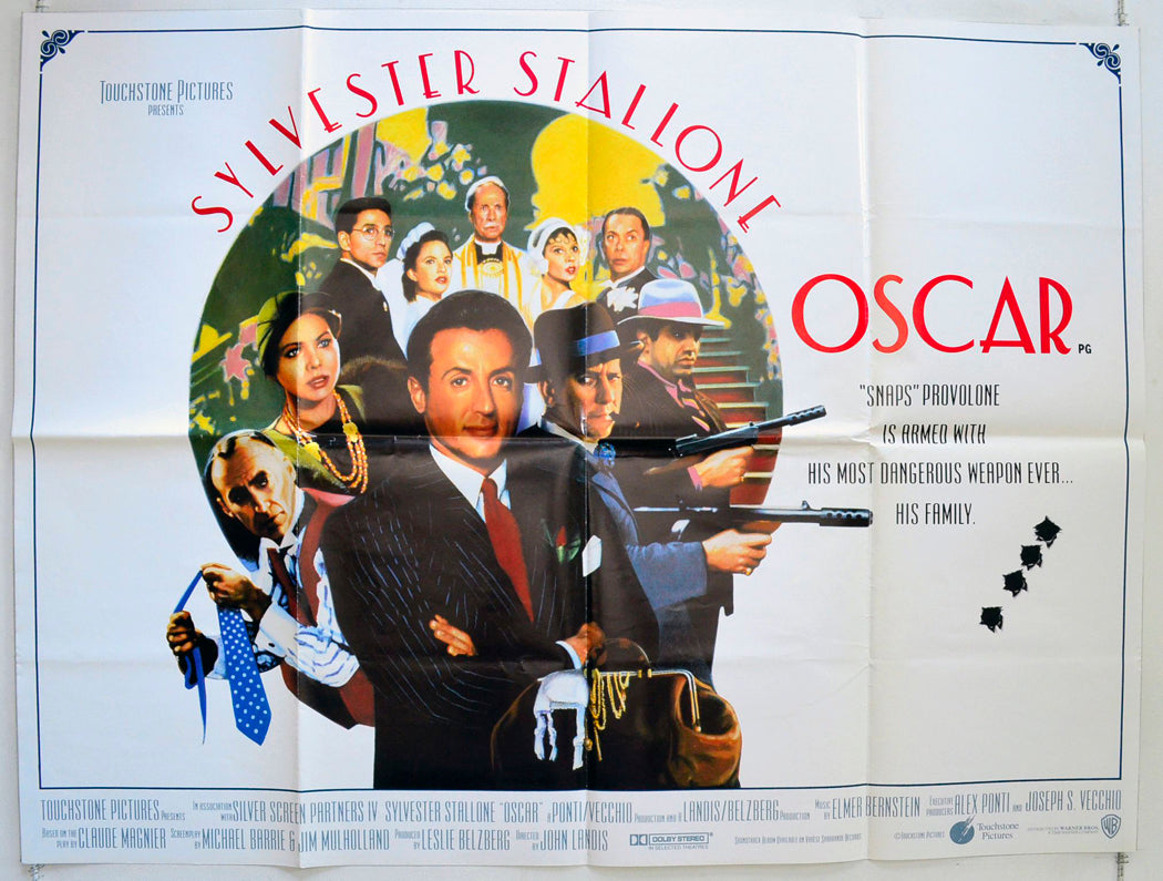 Oscar Original British Quad Poster - Film Poster - Movie Poster 